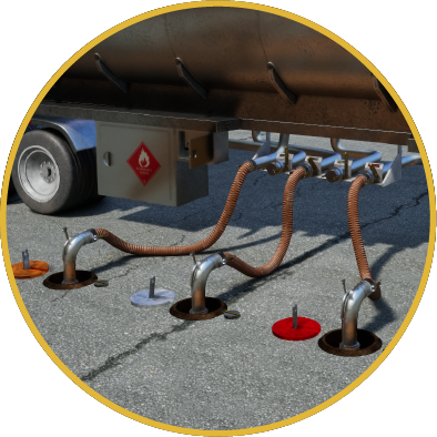 Follow the step-by-step instructions to complete the process of proper and safe fuel tank dispensing